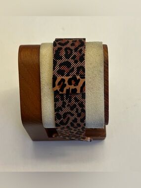 Apple Watch Mesh Leopard Pattern Band, 42/44/46mm